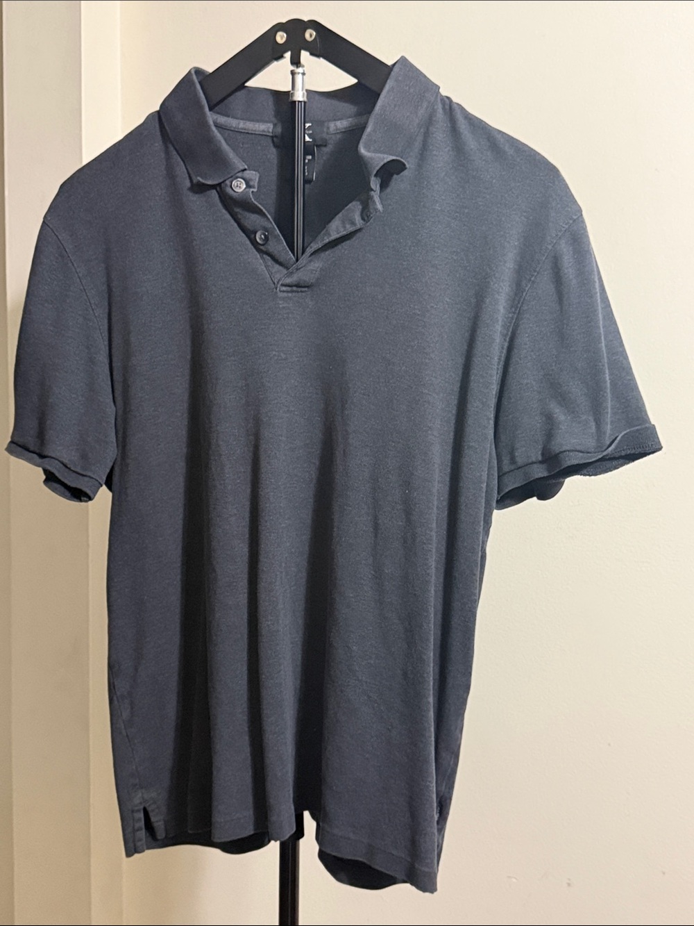 Calvin Klein Men's Polo Shirt in Dark Gray